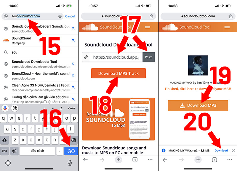 how to soundcloud music download on ios